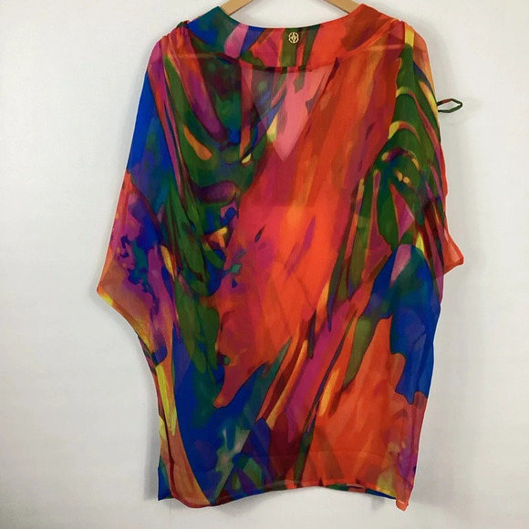 Natori Bengal Multi Swim Coverup Size XS/S - Picture 6 of 9